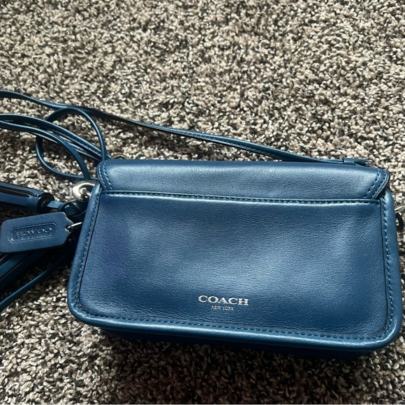 Coach blue legacy penny crossbody bag - Picture 4 of 6